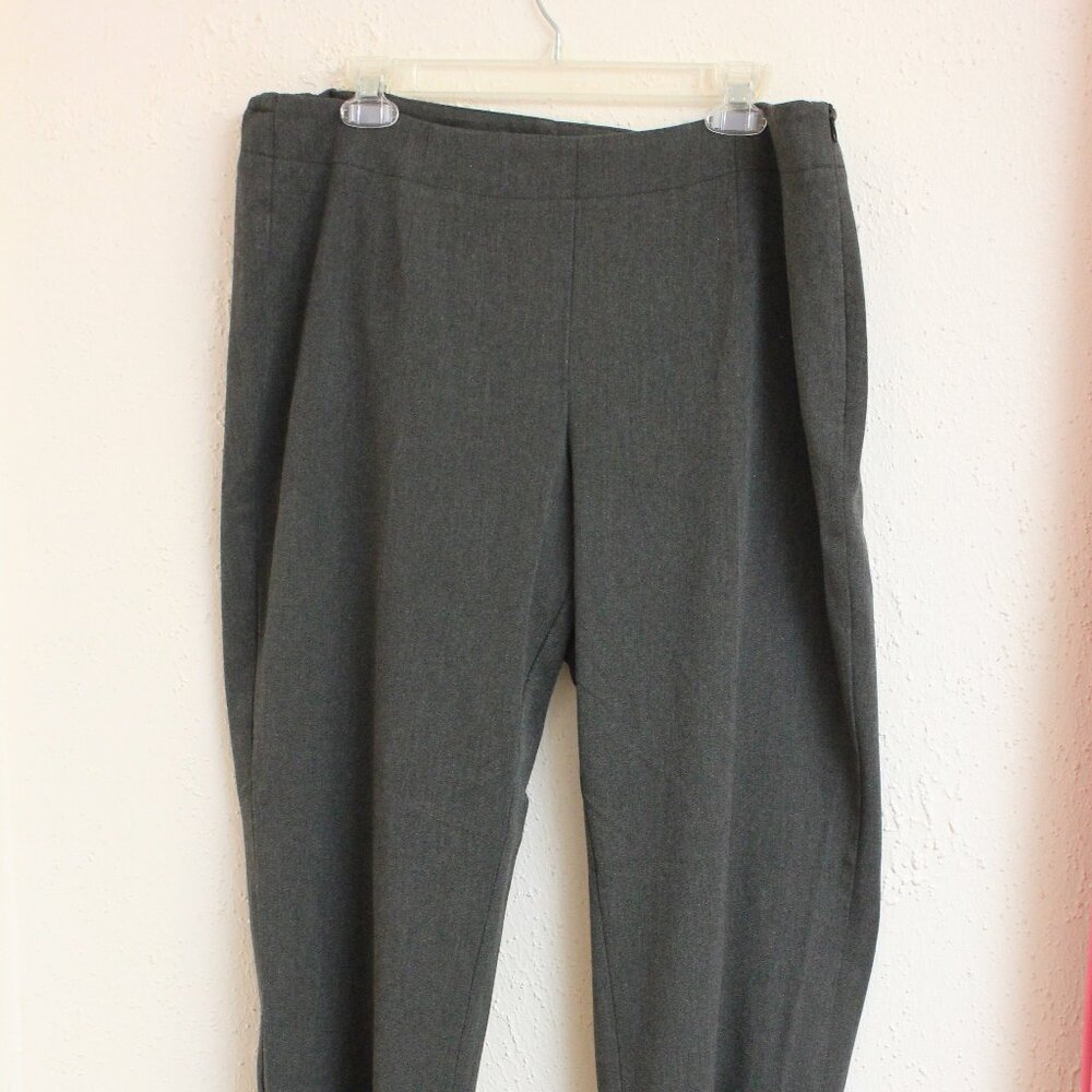 #526 Talbots Grey Dress Pants Size 14W